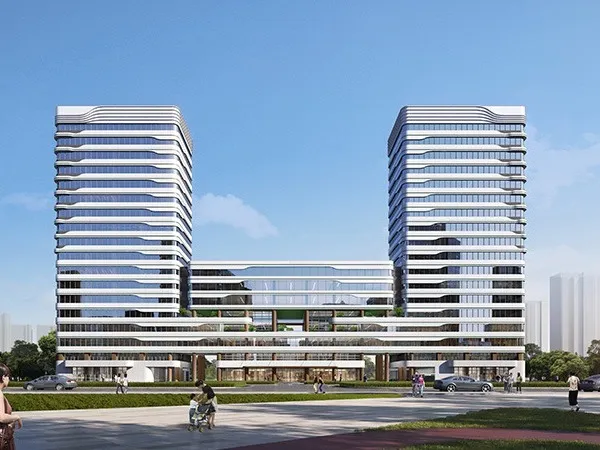 河北平安国际健康中心建筑设计封面图