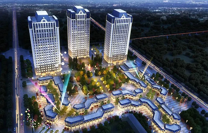 恒大城市之光商务中心建筑设计图集 2