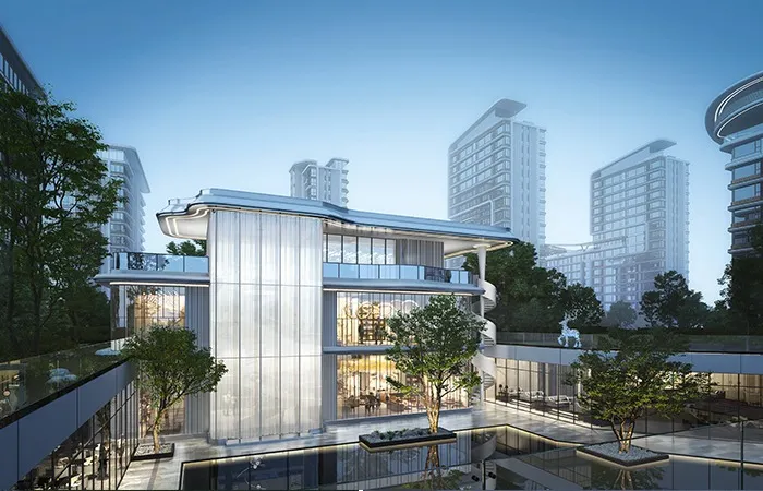 太平河片区87#地—瑞璟春山建筑设计图集 4